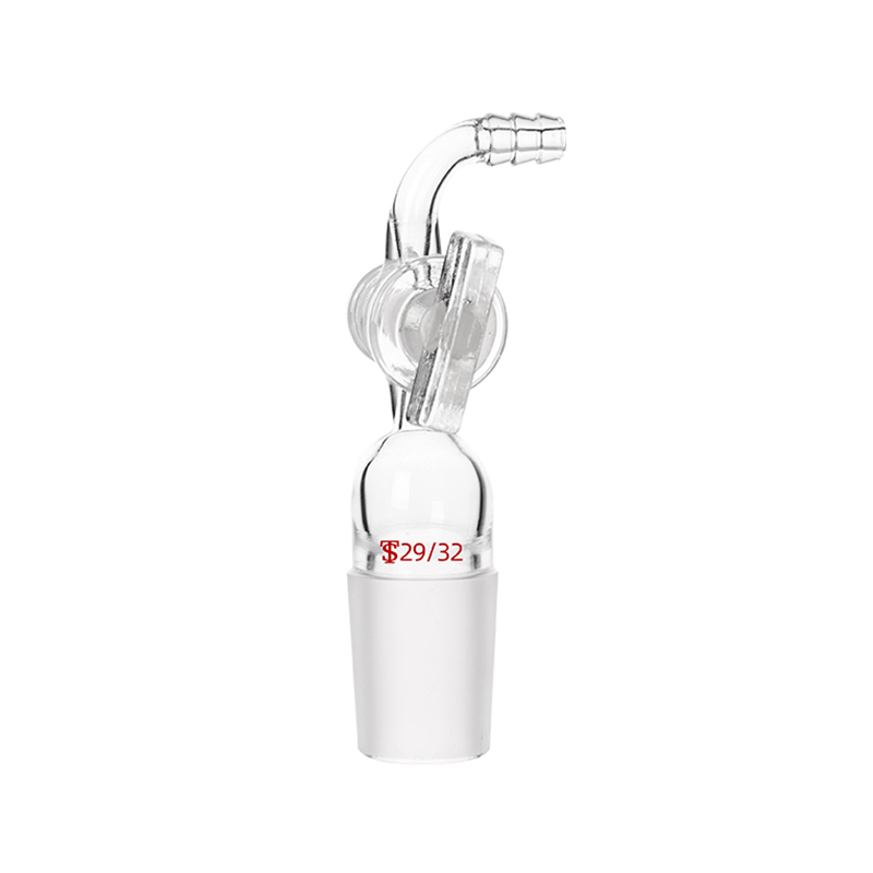 Adaptador de llave de paso de vidrio de 90 grados Adaptador de llave de paso de vidrio de 90 grados