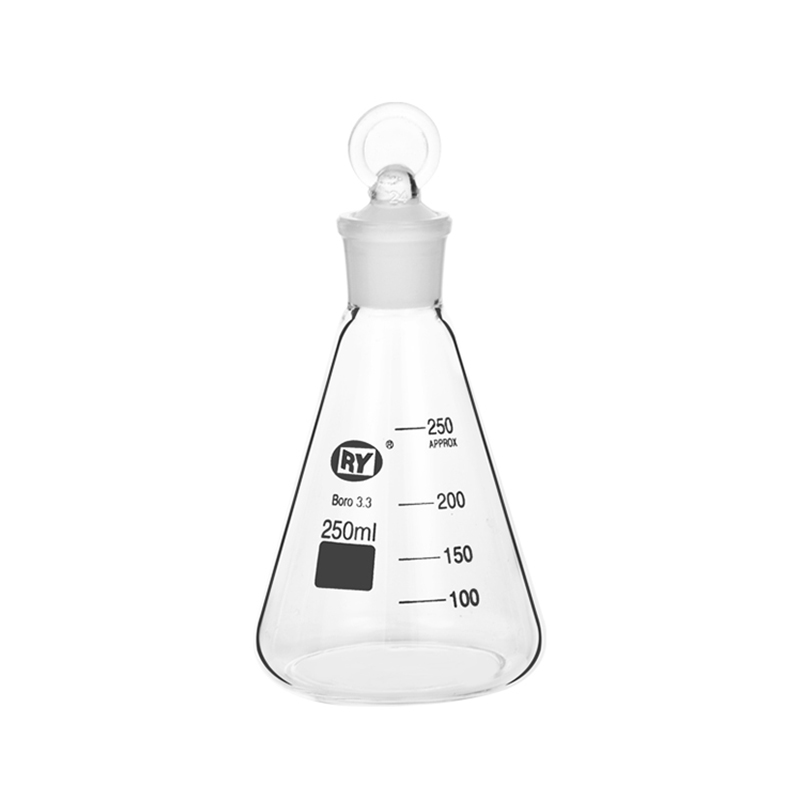 Matraz Erlenmeyer con tapón (de paredes gruesas)
