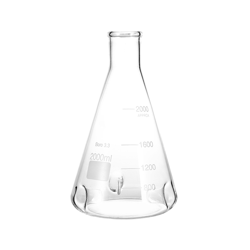 Frasco Erlenmeyer con deflectores (3 deflectores) Frasco Erlenmeyer con deflectores (3 deflectores)